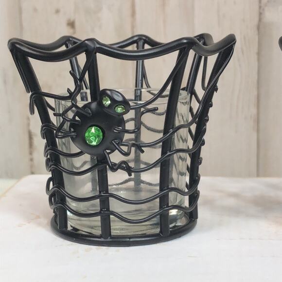 Partylite Halloween Votive and Tealight Holder Set with Aroma Melts Stand - Picture 7 of 16